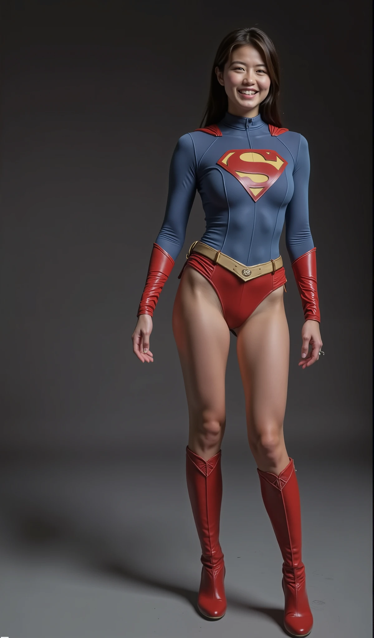 No background、(((Close your eyes)))、(((Always close your eyes)))、(((Tears overflow from my eyes)))、(((Are crying)))、(((sweating)))、(((Sweaty)))、(((I&#39;I&#39;m always sweating)))、(((Withstands heat)))、(((Beautiful legs in black tights.)))、(((Legally expressing painful beauty)))、((((Make the most of your original images)))、(((体にぴったりフィットするSupergirl Costume)))、(((Supergirl Costume)))、(((short and beautiful hair)))、(((suffering)))、(((Please wear black tights....、Wear red boots)))、((Best image quality、8k))、((Highest quality、8k、masterpiece:1.3))、(((Preserve background )))、Sharp focus:1.2、Beautiful woman with perfect figure:1.4、Slim Abs:1.2、Wet body:1.5、Highly detailed face and skin texture、8k