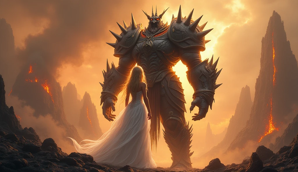 araffe and a woman standing next to a giant monster, amouranth as a super villain, from a 2 0 1 9 sci fi 8 k movie, love death + robots, zombie from doom eternal, highly detailed surreal vfx, artgerm ; 3d unreal engine, love death and robots, still from a music video --auto --s2