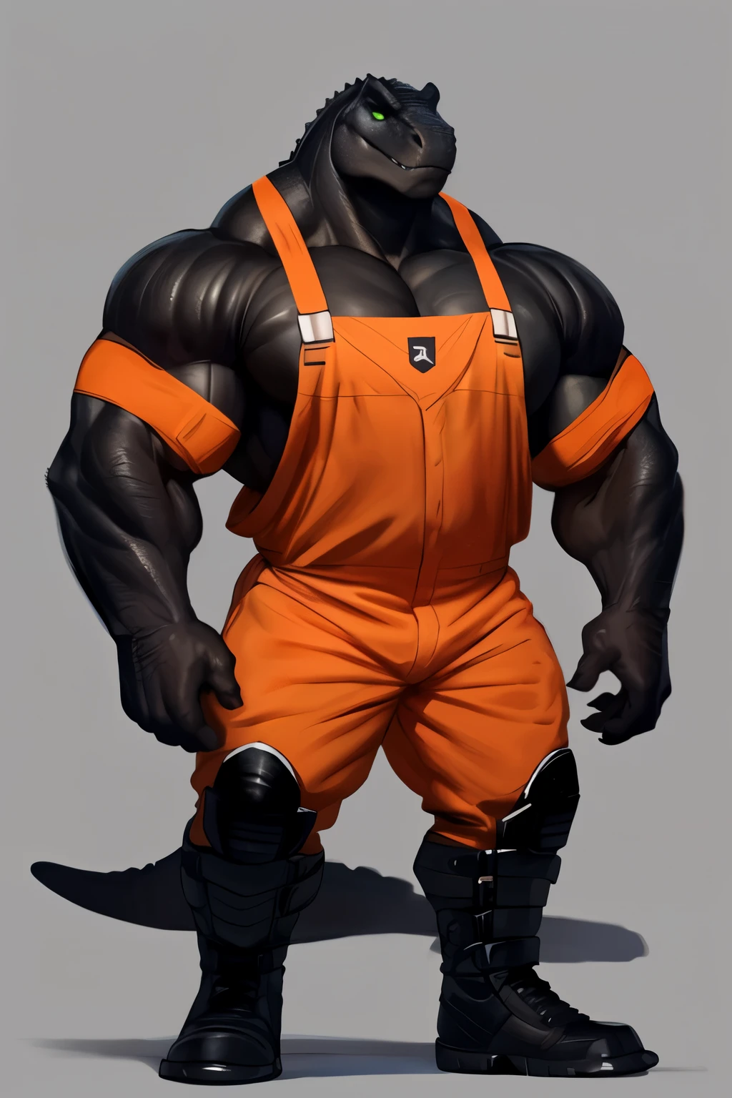 score_9, score_8_up, score_7_up, source_furry, solo, flex, muscular, barazoku, gold nipple piercings, (minotaur, silver fur, black scales), gold markings, huge pecs, big biceps, muscular thighs, chest markings, chest scar, head fin, facial scar, body tattoo, jewelry, leg markings multicolored scales, neck scar, ((((facial piercings)))), muscular, seductive pose, aroused face, seductive smile, dutch angle, sexy tease, sexy pose, looking at viewer, whore, prostitution, prison slut, (((thick thighs, huge bluge, huge ass, slutty orange clothing, slutty prison jumpsuit))), BREAK Prison setting, prison cell, Prison, inside, detailed background