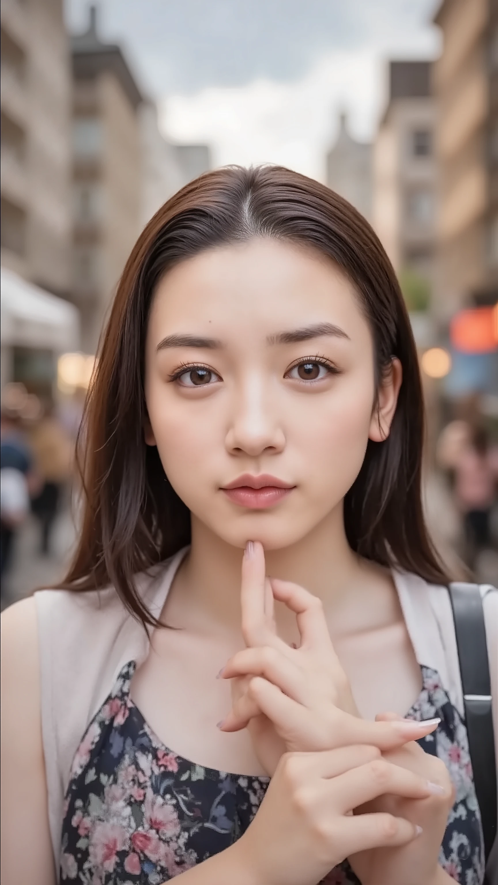    detailed face ,    cute face,  18 year old woman,    long hair,    RAW Photo  , Bokeh (   realism: 1.4,   exist),    high-resolution CG integrated 8K wallpaper   ,    one girl,  (   high quality スキン: 1.4),    8K ultra HD  ,    DSLR   , Soft light,    high quality ,    film grain,    I like Fujifilm XT3  