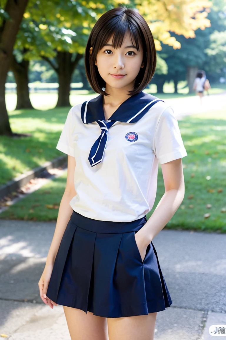 8K, Realistic, healthy, Very cute junior high school student, Short hair that shows ears and neck, Super Short Hair, 1 Girl, Light costumes, Colorful Skirts, Cute Japanese Girl, Hokkaido in summer, 牧場でoxと撮影, ox