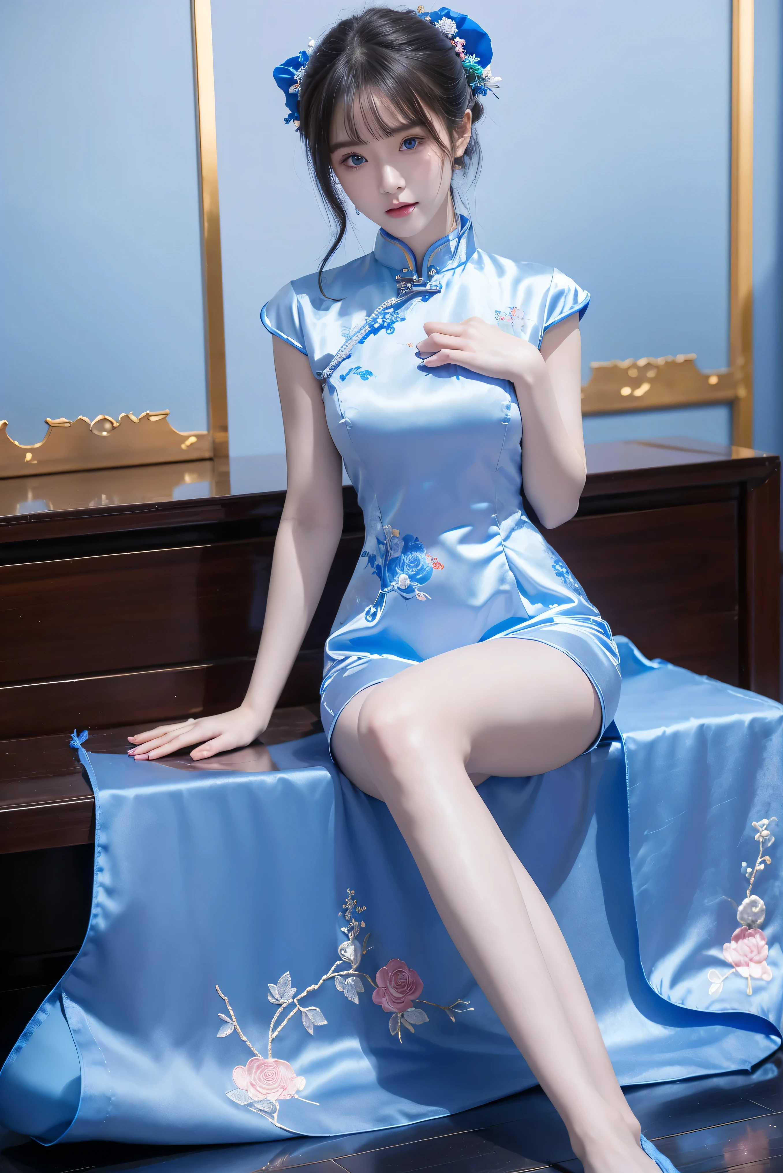 Cheongsam is one of the traditional Chinese costumes，Known for its unique design and elegant temperament。I want some gentle and elegant cheongsams.，You can consider the following aspects：

Fabric Selection：The fabric of the cheongsam has a great influence on the overall effect。Silk fabric is the first choice for cheongsam，It can show gloss，And has an elegant temperament。also，Cotton or blended fabrics are also good choices，They are more comfortable，Suitable for everyday wear。
Color matching：Gentle temperament can be reflected through soft colors。Light pink、Light Blue、Off-white is a good choice。These colors not only make your skin look whiter，It can also create a gentle atmosphere。
Graphic design：Traditional cheongsam patterns such as flowers、Geometric shapes can show the oriental charm。You can choose some simple yet elegant patterns，Avoid overly complex designs，to maintain overall coordination。
Style Selection：The cheongsam has various styles，You can choose according to your body shape and preferences。For example，If you are tall，You can choose a long cheongsam，Show your beautiful lines；If you prefer a more relaxed feel，You can choose a short cheongsam。
Accessories：Appropriate accessories can enhance the overall effect of cheongsam。For example，A pair of pearl earrings or a thin gold necklace，Can add a sense of refinement。at the same time，A pair of high heels that match the color of the cheongsam，It is also the key to improving temperament。