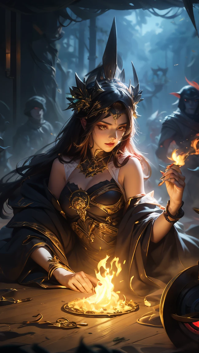 masterpiece, Highest quality, (Highly detailed CG Unity 8k wallpaper), (Highest quality), (Best illustrations), (Best Shadow), Absurd, Realistic lighting, (abyss), Beautiful sparkle, art:PeterMohrBacher,