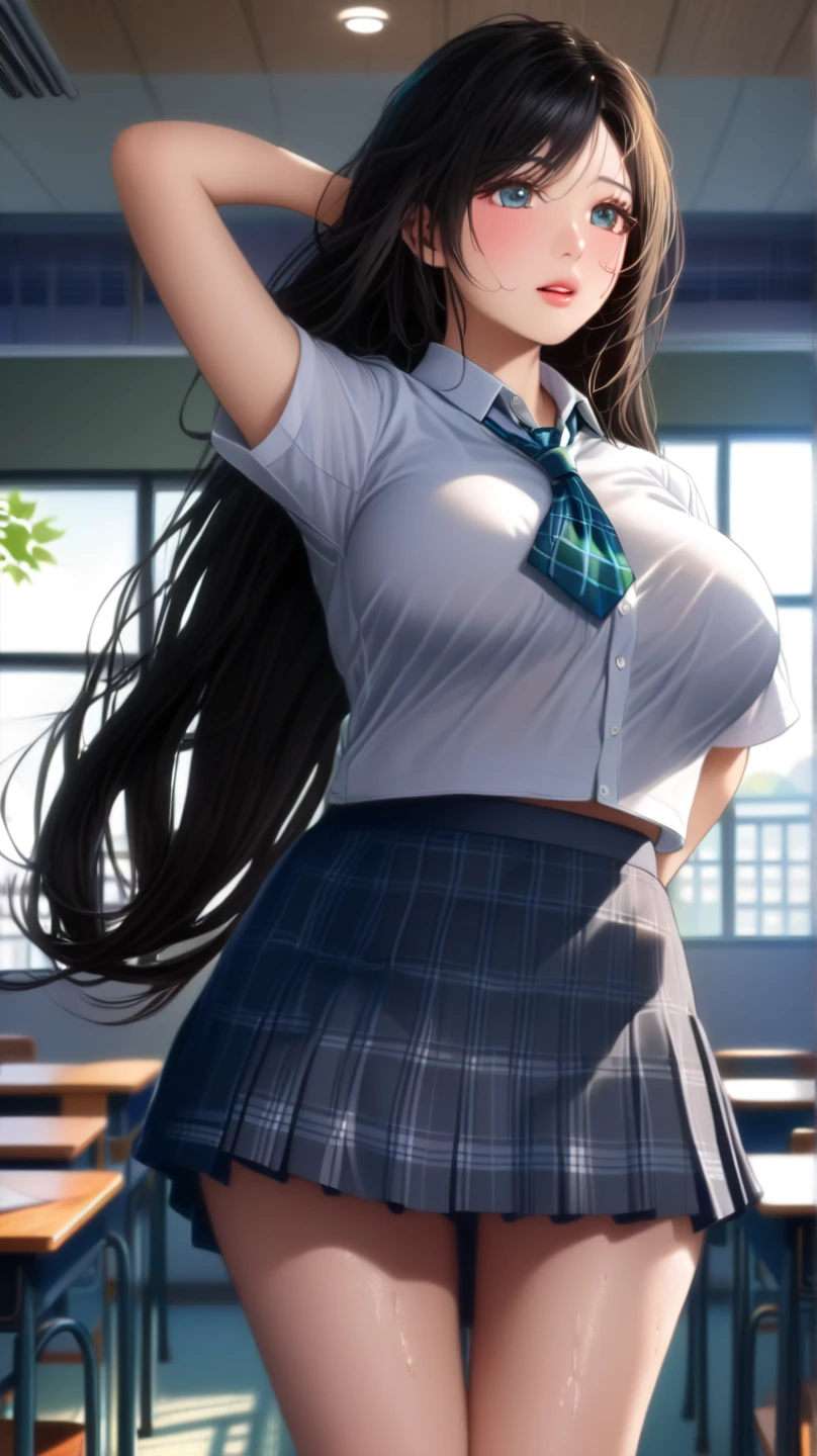Ultra realistic 16 years old, two girls, obra maestra, mejor calidad, alta calidad, defined, detailed, HD, (piel morena), ojos definidos, ojos cafes intensos, long eyelashes, small mouth, sonrisa, :D, very long hair, pelo liso, pelo oscuro, cuerpo reducido, bosom barely contained, big breasts, sexy, posando foto, estudio, mini skirt rosa, sin sostenes, no bra, excitada, pezones erectos, libros, sentada, leyendo, nice view, full body, nice body, pink, camisa blanca, camisa ajustada, abierto, mojada, sudada, caliente, tight, sonrojada, nice legs, no socks, sin flequillo, peinada hacia atras, teacher big breasts, pose lasciva, girl changing clothes, petites, no skirts, nudes, showing ass