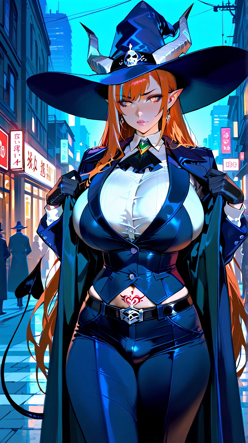 cute bunny girl,(((1girl))),((anime bunny girl with extremely cute and beautiful orange hair walking seductively down the street)),(((bunny girl,anthro furry cute,bunny-girl))),(((bunny ears,bunny ears on head,big bunny ears))),


(large breasts:1.4),saggy breasts,(((red orange hair:1.35,colored inner hair,ear breathing,large hair))),((heterochromia, eye1 red, eye2 orange, perfect eyes, upturned eyes:1.3, beautiful detailed eyes, finely detailed beautiful eyes:1, big highlight on eyes:1.2, slanted eyes)), ((fat)),(((lustrous skin:1.5,bright skin: 1.5,skin tanned,shiny skin,very shiny skin,shiny body,plastic glitter skin,exaggerated shiny skin))),(spider lower abdomen,narrow waist,wide hip,athletic body,inflated legs,delicate detailed fingers,detailed body,detailed arms,human hands, detailed hands),

cute,slutty,seductive,erotic,(((nsfw))), 

(((wearing dark red formal blazer, short skirt,))), (((huge cleavage))), (detailed outfit,detailed clothes),

(dynamic pose:1.0), solo focus, embarrassed, centered, scale to fit dimensions, Rule of thirds,

outdoors, ((night view)), (cyberpunk night street Background: 1.5,dark sky,alleyway,lonely alley,thick clouds, detailed background:1.25),

(best quality), (high resolution), (sharp focus), (ultra detailed), (extremely detailed), (extremely high quality artwork), 8k_wallpaper, (extremely detailed CG 8k),(very fine 8K CG), ((hyper super ultra detailed perfect piece)), flawless, (((masterpiece))), illustration, vibrant colors,  (intricate), High contrast, Selective lighting, Double exposure, HDR (High Dynamic Range), Post-processing, Background blur,