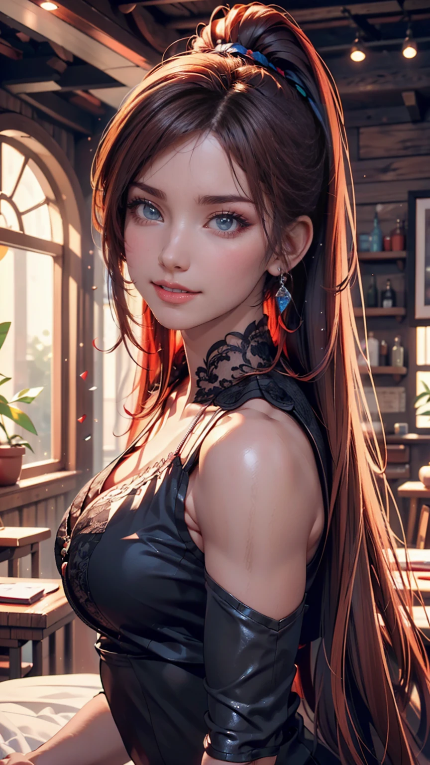 (Very detailed CG ユニティ 8k 壁紙,masterpiece, Highest quality, Very detailed),(Best lighting, Best Shadow, Very delicate and beautiful),floating,High saturation,Blonde+blue eyes:1.2,Gloomy Gothic Landscape, Long Hair, Gazing into the distance. (長いブロンドの髪と輝くblue eyesのゴシック照明を持つ美しい女の子)