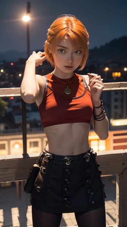 Ranma-chan, single ginger braid, red tangzhuang, (8k, RAW photos, highest quality, masterpiece: 1.7). (Realistic, Photorealistic: 1.9). 1 girl. Woman. Tokyo's cityscape. Night. Professional lighting. Photon mapping. Radio City. Big tits. See-through top. The tips of the are sticking out, The shape of the pubic area is clearly visible, Pure black eyeshadow. Pitch black lip, Pubic hair, The lower abdomen bristles, Slender, The crotch is open, Very much pubic hair. Pubic hair protrudes very much, kneeling, open crotch