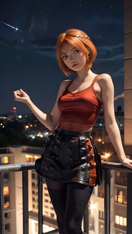 emilyrudd, nami, a woman with red hair in a bar