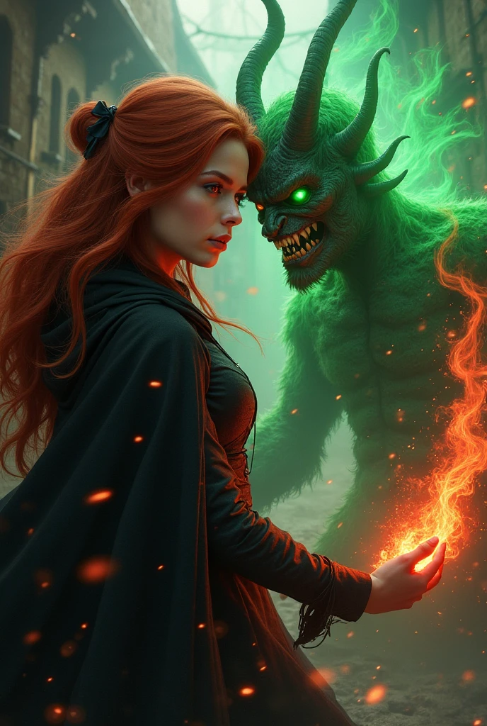 Jehane est rousse au yeux verts et un ages qui se bat contre lila un demon qui fais du mal a jehane et rentan son copains Damien