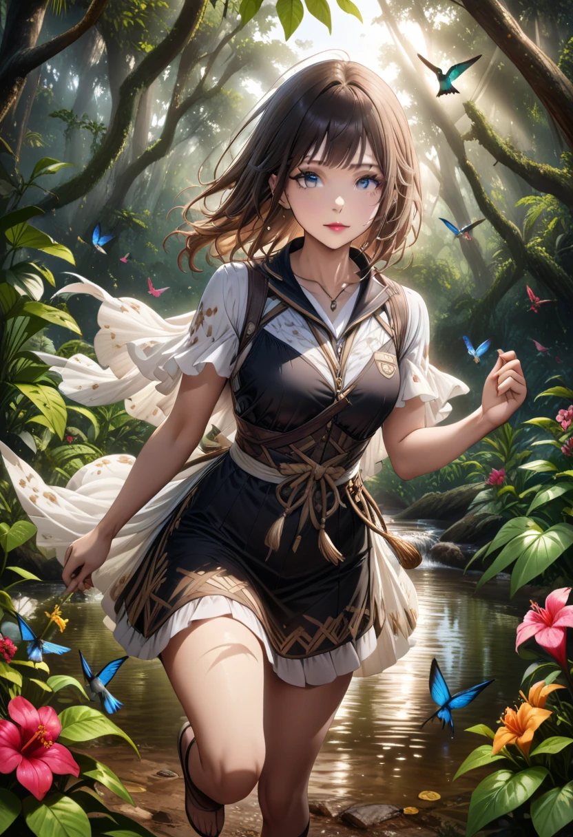 (best quality2, ultra detailed:2, masterpiece:1.2, 8k:2),BREAK,(High Resolution), (realistic photo), ((landscape)), (textile shading),(4fingers and 1thumbs), (dark fantasy:1.2),BREAK,(1 kemono-woman, solo, cute:1.2, with lop-Fox-eard:1.6, lop-Fox-ears, Fox tail:2, , Aqua eyes, 20-year-old, european, pale skin:1, No-makeup:1.3) and (((Many butterflies:1.4))), ((((ultra-detailed Face and Hair and Clothes and eyes and lop-Fox-ears and Gypsy-Cursed-Necklace)))), (Light_Gray:1.0 ultra long messy hair:2, ultra long messy bangs:1.5, ultra long messy sideburns:1.7), (windy, froating hair:1.3),(clothes reflecting light), (Gypsy-Cursed-Necklace:1.3) and (Light_Black cold shoulder Lace:0.7 Dark_Aqua Sharara:1.3) and (Gypsy Skirt:1.3) and (sandals1:0), (Pleased:1.3, looking down at viewer:2), (((head tilt, sitting, yokozuwari))),BREAK,(((best quality, ultra detailed, 8K))), (in the ultra-detailed :1.4, in the afternoon:1.4, sunlight:1.4, spring season:1.4),BREAK,(rule of odds:1.5), (cowboy shot:2, side view:1.1, from below:1.4), forest, Animal ear, more_details:-1, more_details:0, more_details:0.5, more_details:1, more_details:1.5, 、