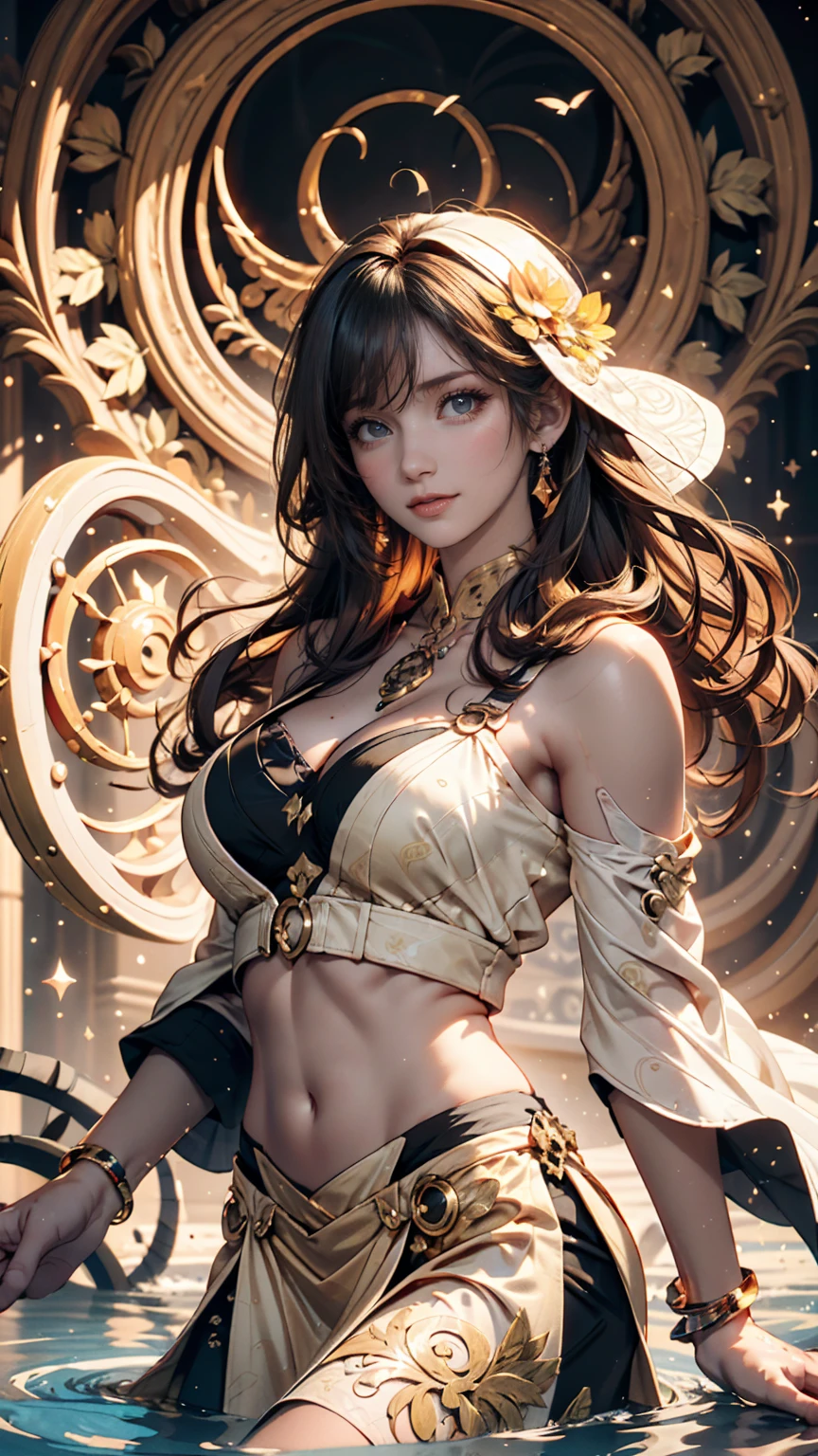 Goddess maiden, gorgeous, splashing, flame, flowing pen and ink,full female body, beautiful caucasian girl close-up, body in dynamic movement, oil, digital art, splash, full body, Ray-traced sunset rendering, shimmery water, light rays, billowing clouds, light reflections, vibrant colors, detailed, glitch art, water, 8k, oil painting, art by Sakimichan, Daniel Gerhartz, mixed digital painting technique, digital painting, super smooth , fluid, 3d fractals, light particles, spirit ink, smooth, shimmery, dreamy glow, 16k, sf, complex art masterpiece, sinister, matte movie poster, golden ratio, cgsociety trend, intricate, epic, artstation trend, highly detailed, vibrant, production cinematic character renderings by artgerm, H.R. Giger and Beksinsky Ultra Quality Model, cloudy night sky storm, sunset red clouds storm cloudy, rough sea, psychedelic waves, skin and clothes wet with water, drops of water, floating bubbles, magical lights, fantasy, filigree, cloudy night sky storm, sunset red clouds storm cloudy, rough sea, psychedelic waves, splash,Sakimichan style art, oriental mandala tattoo, fractal background, silver and gold and bronze spirit, natural skin moistened with water, slight smile, view from below, perfect golden eyes, long curly black hair, floating antique clock, lamp ancient, splash,seductive pose, visible pubic hair, breasts visible,full body, black hair, Transparent clothing, slight smile,, open legs, view of pubic hair, 1 sexy girl in transparent forest clothes,exposed breasts, open transparent t-shirt,mandala and flower tattoos, La mejor calidad, view from below, small breasts in sight, Jean-Baptiste Monge style, bright, beautiful , splash, Glittering , cute and adorable, filigree, , rim lighting, lights, extremely , magic, surreal, fantasy, digital art, , wlop, artgerm and james jean,floating antique clock, lamp ancient, splash,floating antique clock,