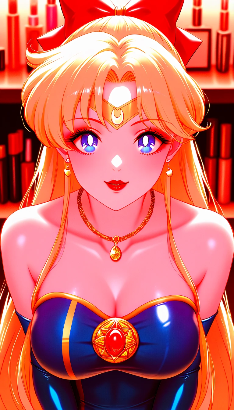 An ultra detailed portrait of a sailor moon 1 woman smiling, color Digital paint, Very detailed, Digital paint, art station, Intricate, sharp focus, warm lighting, attractive, high quality, masterpiece, award-winning art, Art by yoshitaka amano, y Brian Froud, trending on art station, trend on deviantart, anime key visual, animated coloring, (anime screencap:1.2),(Graphic novel),(anime style:1.3), trend on CGSociety, huge boobs, sexy, erotic, castle