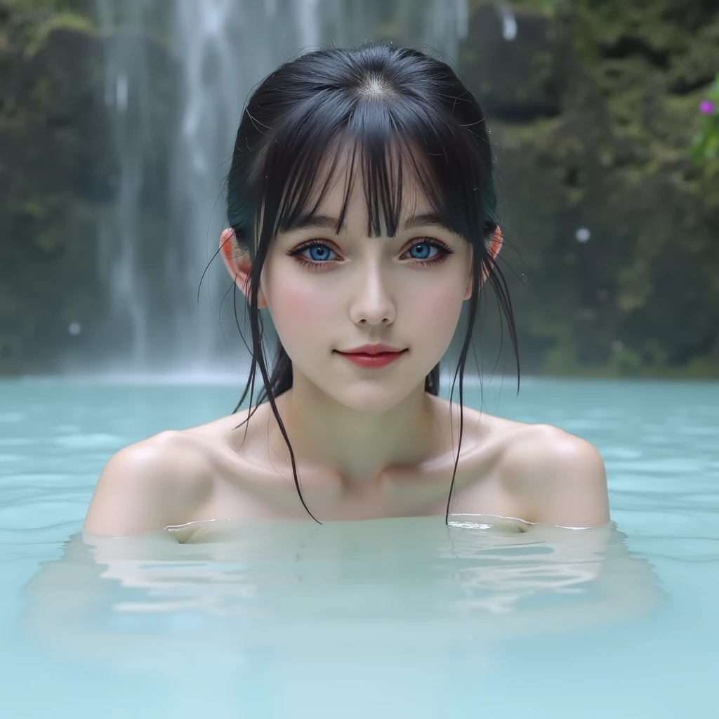 (Highest quality, 32k, High resolution, Masterpiece:1.5, ), marimo_jet, god々A photograph with brilliant dazzling and healing power., Evoking a sense of calm and elusive beauty, Expressing emotions, Have a rich imagination, ((Degenerate city)), ((Ancient ruins submerged in the lake)), Beautiful Japanese Girls, An exceptionally beautiful face, Small Face Beauty, Perfect Human Anatomy, Magical big eyes, Motherhood and generosity, Deep Love, fleeting smile, ((Shiny brown hair:1.1)), Asymmetrical bangs, Hair between the eyes, Transparent, soft white skin, Sharp eyebrows, Thin lashes, Natural Makeup, Cheek highlighter, Pale pink detailed lips, ((Turquoise Raincoat:1.4)), High resolutionの完璧な鎖骨, High resolutionの美しい胸元, Slim figure with ample breasts, High resolutionの美しい太もも, Professional Lighting, Professional photographer, Professional models, god秘的