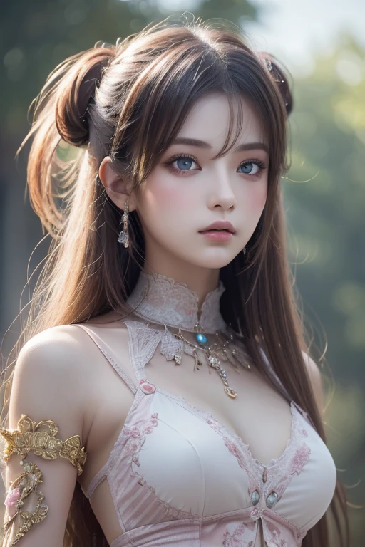 (best quality,highres), beautiful detailed eyes, beautiful detailed lips, extremely detailed eyes and face, long eyelashes, sophisticated features, delicate complexion, vibrant and flawless skin, mesmerizing gaze, cute freckles, elegant eyebrows, rosy cheeks, silky smooth hair, luscious curls, vibrant and shiny golden hair, charming smile, grey moth outfit, hoodie, serene atmosphere, soft and dreamy lighting, magical color scheme with shades of gold, grey, and turquoise, bunny ears, a sense of mystery and elegance, a masterpiece of art capturing the beauty and grace of the sweet short woman.