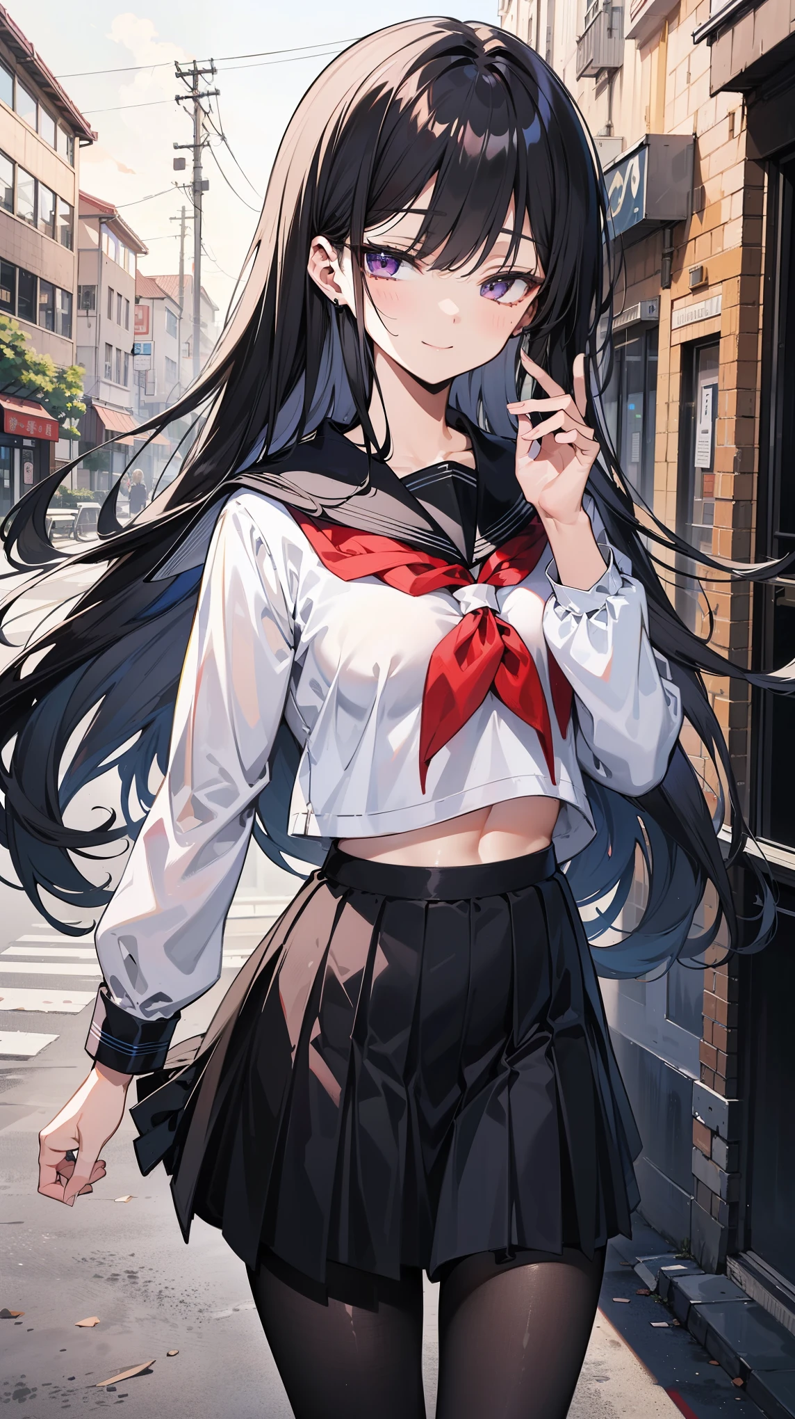 (Black Long Hair)、 posterior view、 (A detailed eye、二重まぶた、eye glasses、A slight smil、Open mouth and happy smile)、 (School Uniforms:1.3)、(tight mini pleated skirt:1.3)、(Skirt lift:1.3)、(Show white sexy panties:1.2)、(Black garter belt:1.3)、(Black thigh socks:1.3)、 ((Medium chest)) 、((Cameltoe:1.3)、Model body type、(Slim waist)、(zettai ryouiki:1.3))、Lots of flowers background (5Fingered hand、Highly detailed facial and skin texture)、 (Super close-up looking up from below:1.2)、Focus on the crotch、(Looks Back:1.2))、((top-quality、8K,masterpiece:1.3))、(Beautiful woman with perfect figure:1.4)、(Background of many blooming roses:1.3)