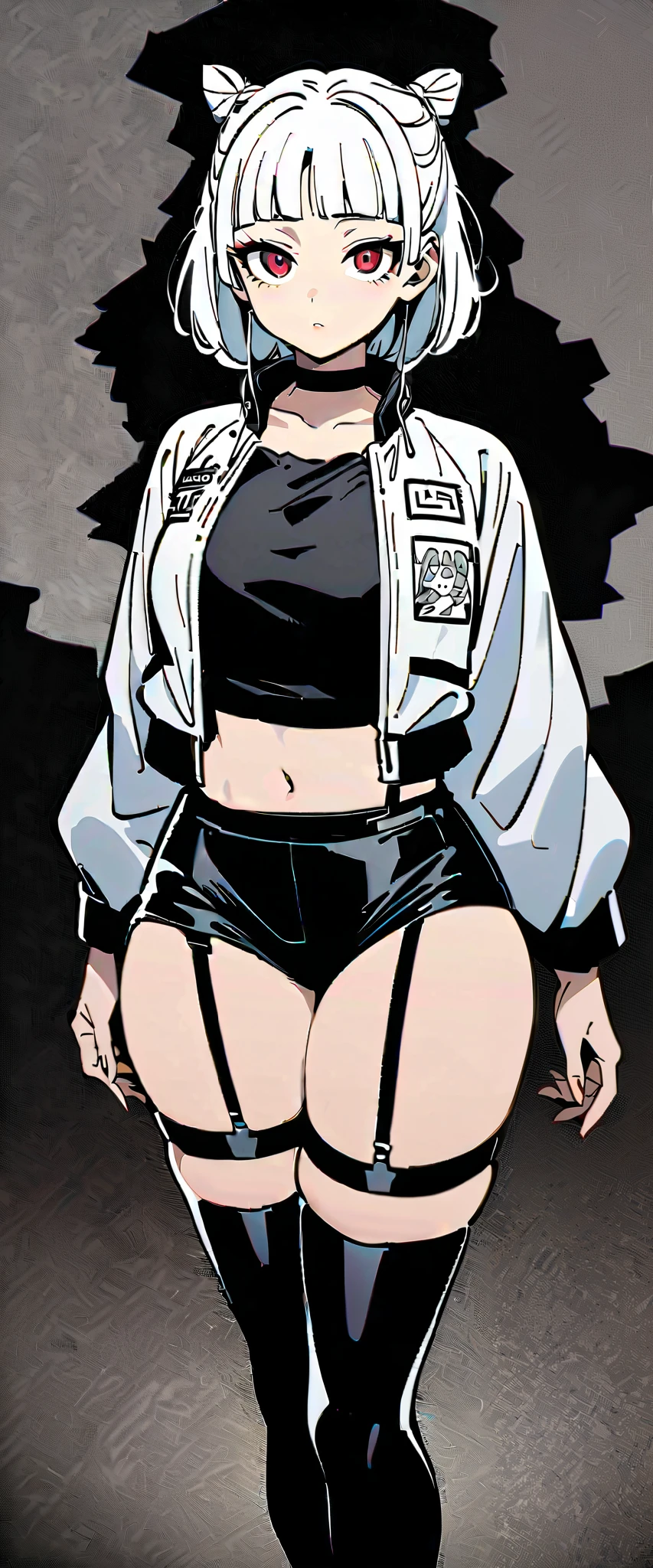 Full body like,solo person,femele,height of one meter seven,Tall and tall,There is a tear mole in the left eye,huge tit,smokes,golden curly hair,Fur coat,Inside is wearing hot clothes and hot pants,sharp look,fishnets stockings,Stand up,detail-rich,illustration,CG anime,quadratic element(Optimal image quality,tmasterpiece,sexual appetite)