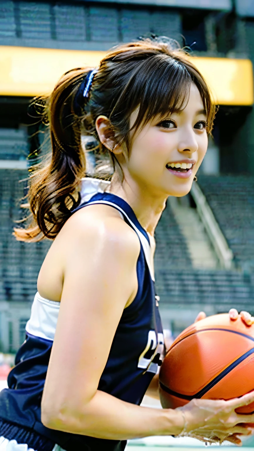 18-year-old、Cheerleader、smile、Nice、beautiful、Sparkling、bounce、Charm、Niceなユニホーム、