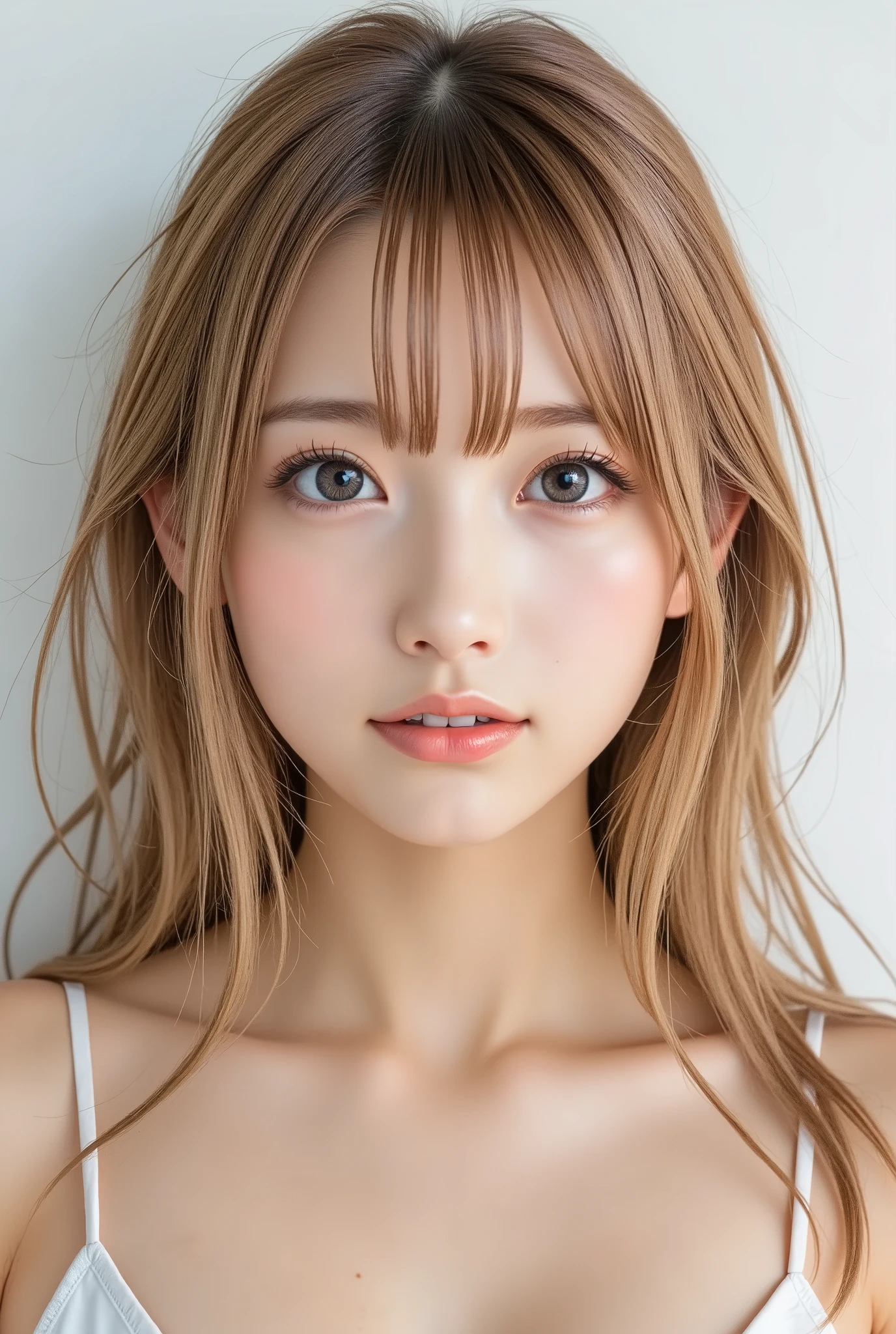 Blonde hair. cute girl. blue eyes. Natural beauty. slim body. skinny body. natural skin tone and texture. Highly detailed and hyper realistic. The skin texture should be highly detailed and extremely accurate. Face must be accurate. Highly detailed face and facial features. Extremely accurate representation of face and facial features. Face should be highly detailed and hyper realistic.
