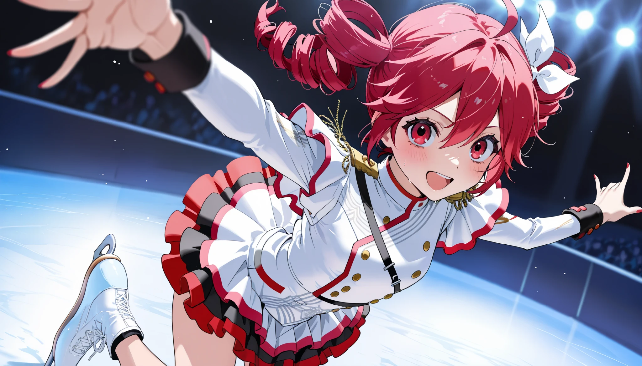Kasane Teto, twin tails,red eyes Figure Skating Figure Skating Costumes