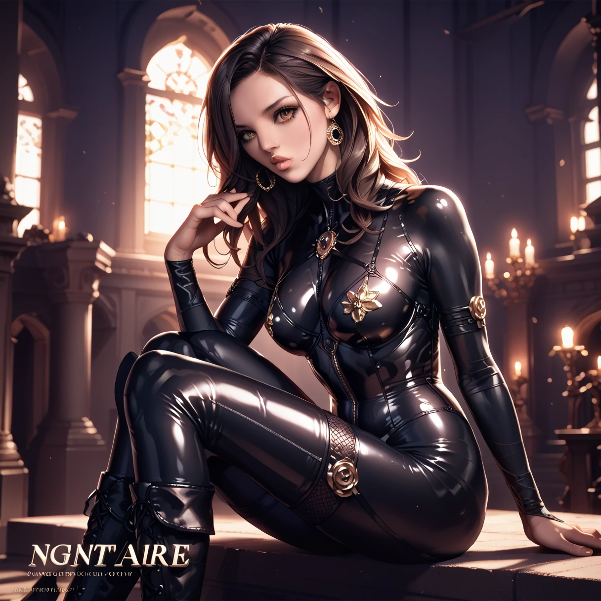 (masterpiece), best quality, detailed and intricate, highres, cg, (realistic),(18yo),extremely detailed eyes, detailed skin, perfect anatomy, (eyeliner:0.5),(blush:0.5), (league of legends\), choker, long hair, crop top, midriff, (claws), fur trim, (holographic clothing:1.2), jacket, black garter belt, black pantyhose, dark background, \ (depth of field:1.1), (ambient light:1.1), an award winning photo, ginger hair, (cat ears:1.1), small breasts,age 18,, full body, masterpiece, (intricate, octane render, highly detailed, 8k, hdr, uhd, high quality, professional, Unreal engine,Trending on artstation), lens flare, shade, small breast, (freckles:0.6), skinny, small hips, small chest, (small waist), perfect face, highly detailed, best quality,petite, 8k eye details,