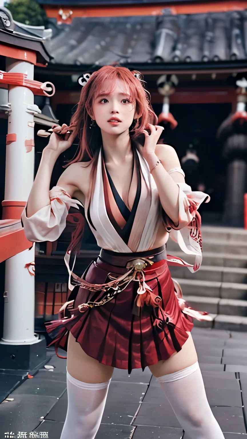 (((   Top Quality))), ((   Show off individual masterpieces  )), (     Details), (( alone)), (((((( 1 girl, Honoka,Shrine maiden,  hakama skirt)))))),  (((  slender body:1.4,  big breasted  ,  slim,   thin waist ,   toned thighs,   thin legs))),(   camel toe    ,Camel hoof), ((       nourish my skin by putting semen on my belly    ,     white skin,       nourish my skin by putting semen on my belly    )), Mysterious Light,  ((( A girl with a well-groomed face    ))), ((   big eyes)), (((((( droopy eyes )))))), ((((    and close your eyes  )))), ((((    accurate anatomy )))),     Fully effective     ,     eyeshadow ,     earrings for women   ,     necklace    ,(((  random sculpture pose ))),