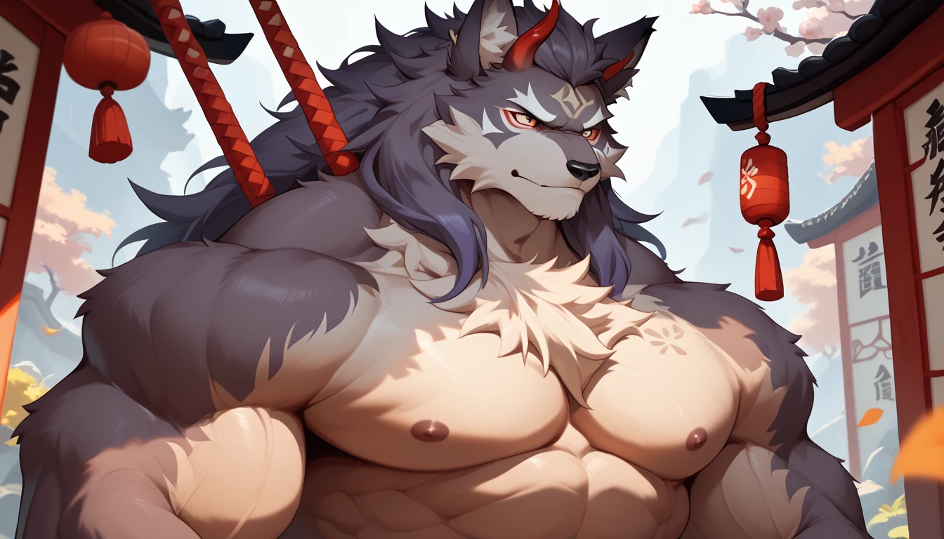 (full of sweat), (White towel), sit , Open legs, Solo, Strong, Naked, , Black , Hands down, 5 fingers, (tusk:1.2), laugh face, Close eyes, sauna, Highly detailed, masutepiece,(Best Quality), (Extreme detailed illustration), Good anatomy, (Detailed CG), Stomach, Abs, Belly, tail, (chubby:1), A dark-haired, (Convoluted, high detailing, film photography, Soft Focus, RAW candid cinema, Photorealism, Realistic, Photorealistic, analog style, Subsurface scattering, masutepiece, Best Quality, A hyper-realistic, 8K), (Usagi Kai,by Arashi Takemoto), (Rowen),