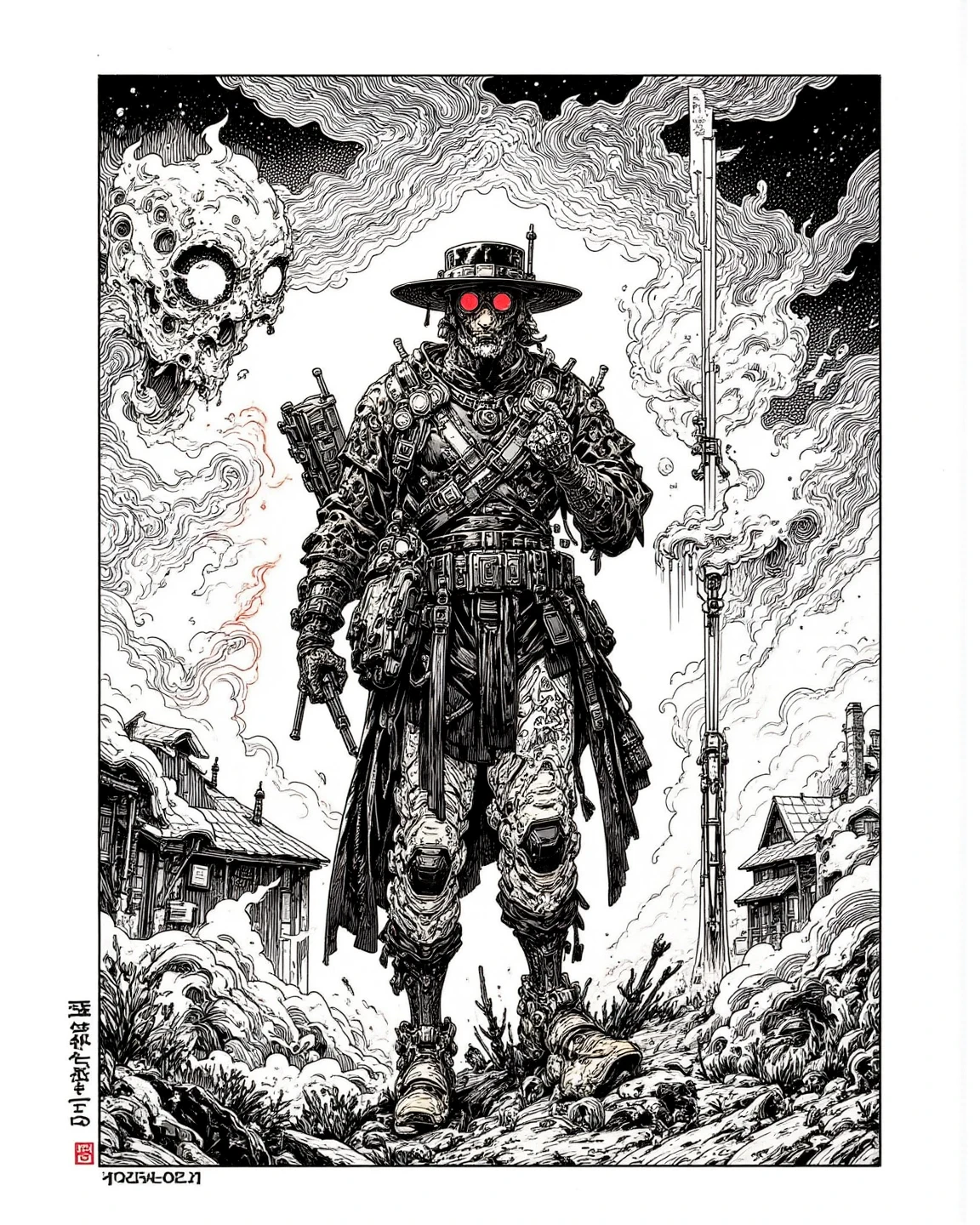 cowboy by <lora:Brazyart:1.4>