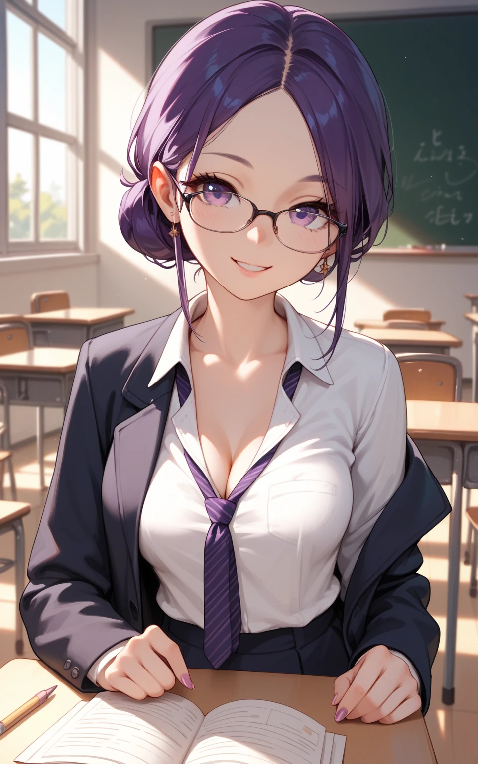 (Twilight Sparkle, Twalight Sparkle of my little pony, Twalight Sparkle na forma de uma menina, sem cueca, nua, white bra, seios grandes, seios exuberantes, seios volumosos, elastic breasts, pernas afastadas, cueca molhada, the whole body is visible, cueca brilha, suor, molhado com suor, wears black glasses, coque penteado, canela, saltos, feets, despir-se, surpresa no rosto, camisinhas por toda parte, cinco dedos, detailed hands, biblioteca, deitado sobre a mesa, bancos, prateleiras com livros