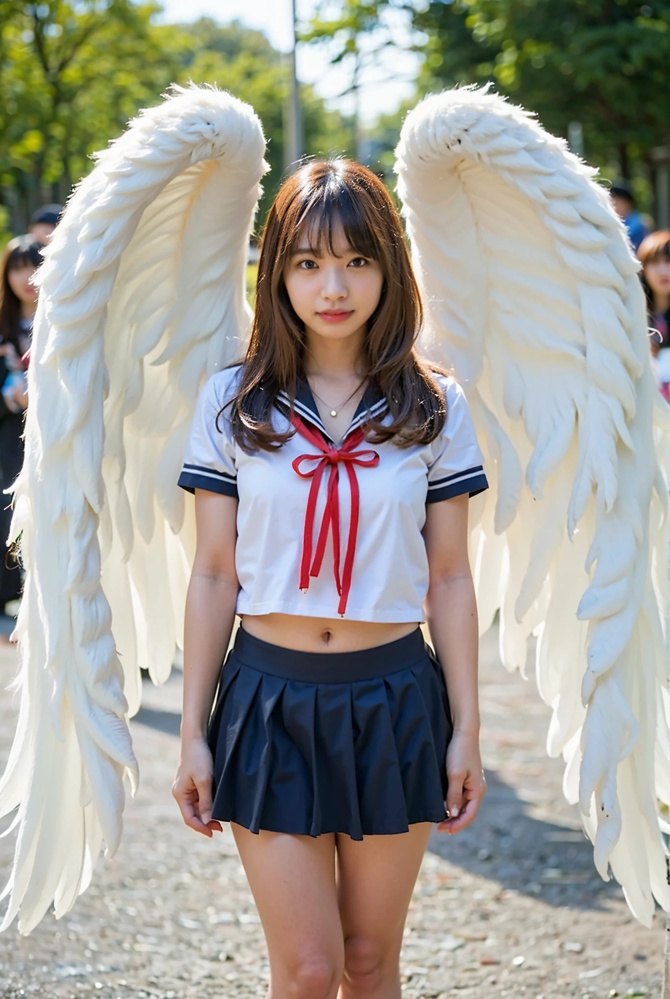 (Completely live action:1.37), (Amazingly realistic textures:1.37), (masterpiece, best quality:1.2), (8k uhd, 16k, 32k, ultra high res), amazingly realistic skin, amazingly realistic photo, superrealism, (photorealistic:1.37), (RAW photo), ultimately realistic, (ultimately realistic all details), (ultimately realistic all textures), super realistic lighting, super realistic shadow, (japanese girl:1.5), ((young face)), smiling, happy, super realistic face, ultimately realistic skin, ultimately realistic eyes, (ultra droopy eye makeup:1.35), ultimately realistic background, ultimately realistic detail up, kkw-ph1, ((ultra droopy eyes, cyberpunk-style cyborg girl, amazingly intricate details, Anatomically perfect hands, mechanical body, silver knight armor, ultra glossy texture, long canine tooth, red eyes))