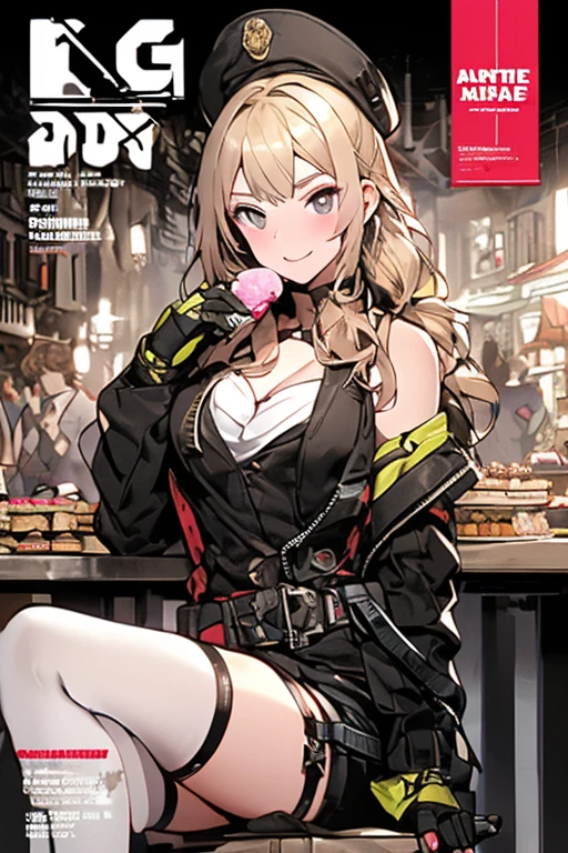 SHE has brown skin, and straight blonde hair. She has big brown eyes. HER  accessories consist of a furry black bull hat.

HER outfit consist of a red tank top with black and white on the ends. On hER tank top it says "Malibu" with the number "22" On it. HER shorts are red and says "MALIBU" on the side. The middle of hER shorts has black string, HER socks are black with a white stripe near the top. HER red sneakers are white on the bottom with black shoe laces.  SPARKLE; GLITTER