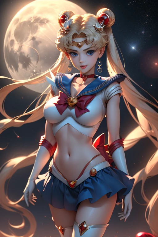 sailor moon,(((sailor moon))) 1 girl, by rubio, by the wide, blue eyes, detailed eyes, unique approach, single background, feminine focus, Usagi Tsukino, portrait,, (masterpiece:1.0), (Best Quality:1.0 ), (8K Wallpaper:1.0), (Detailed beautiful face:1.0), (detailed eyes), deep eyes, looking at the viewer,(((that their bodies can be seen from head to toe naked)((