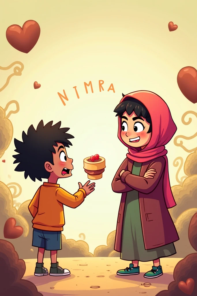 Bright and Colorful Background: Use a bright, inviting color like light blue or green. This will catch the attention of young viewers.
Main Characters (Ahmed and Fatima): Place cartoon versions of Ahmed and Fatima prominently on the thumbnail. Make sure they're smiling and appear friendly.
Text: Include bold, easy-to-read text like "Tell the Truth!" or "Truthfulness in Islam" in large, colorful font. You can use a combination of yellow and white for contrast against the background.
Islamic Symbol: Add a small symbol like a crescent moon and star or a Quran to indicate that the content is Islamic.
Speech Bubble: Add a speech bubble from one of the characters saying something like "Why is truth important?" to give a hint about the video's content.