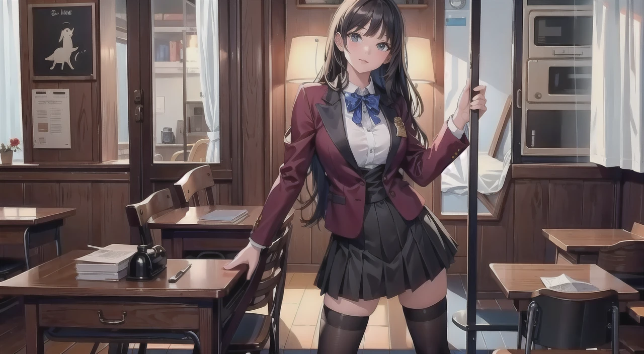 <lora:TBPolina2:0.4>
a girl, 18 yo, sitting, skirt, pantyhose, fullbody, small breast, looking at viewer, shop, book, shelf, table
<lora:add_detail:1>