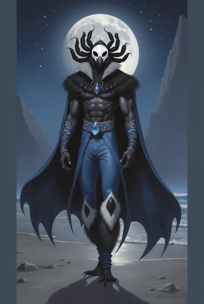 White tall creepy monster in the middle of the forest, pale, with a hole in his chest, creepy, dark colors, horrors vibe, terror, forest, white monster, solo, 1male body, (fullbody)