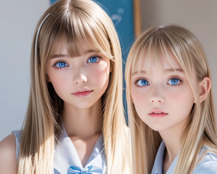 beuaty girl, Pure girl, long whitr hair,Fair and rosy skin, telephoto lenses,Diffusers,A high resolution, The details were perfect, Smart eyes,Melon seed face, realistic pupil, cinmatic lighting,Real Persono,high-definition photography --auto