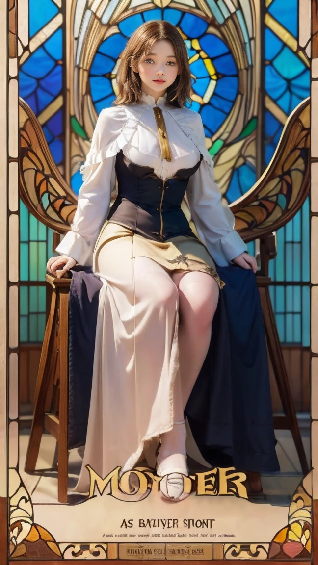 rating_safe,score_9, score_8_up, score_7_up, score_6_up, photo realistic,photo
,nose blush ,ultra-detailed brown long hair,middle bangs,big breast,full body,dinamic
,<lora:priest_XL-bf16-pony-v2:1>priest \(ragnarok online\)
,in church stained glass,slim,slender,lanky,long legs,short torso,leggy
,<lora:Test:0.85>detailed background <lora:Body Type_alpha1.0_rank4_noxattn_last:1>
,hold bible
