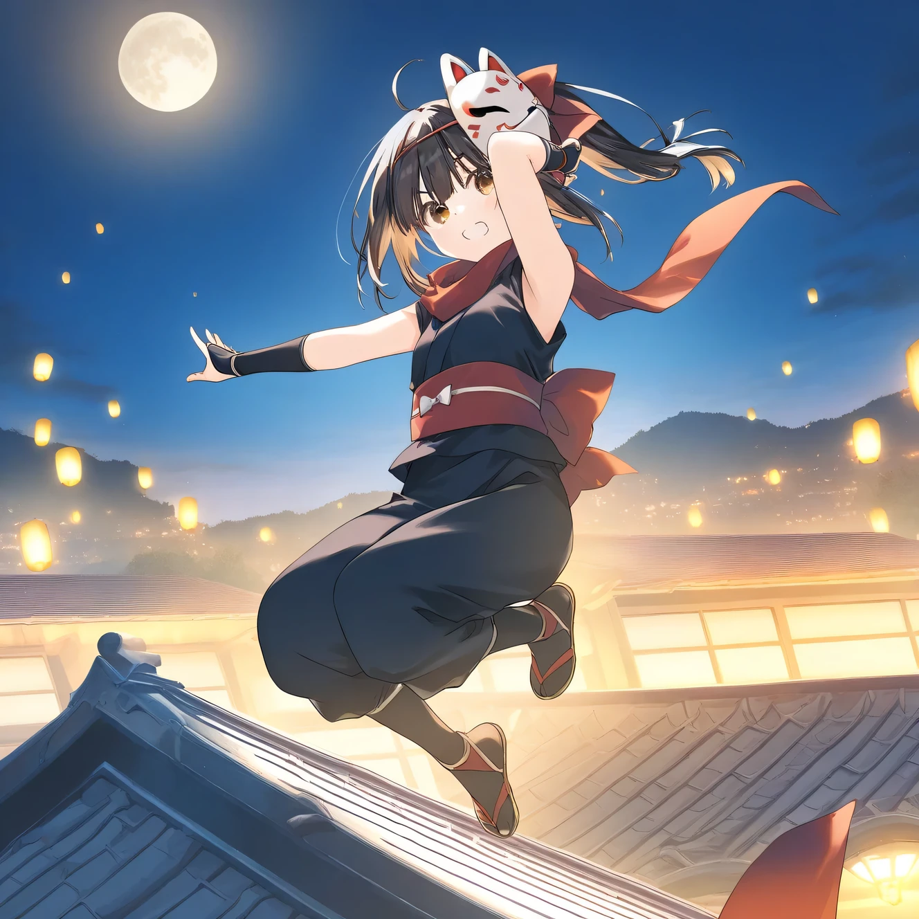 anime girl kicking a cat in the water with a mountain backdrop, anime style 4k yen, anime girl walking on water, anime cat, Makoto Shinkai Cyril Rolland, anime! 4k yen, anime! 4K, anime style. 8K, anime art wallpaper 4K, anime art wallpaper 4k yen, anime art wallpaper 8 k, 4K anime wallpaper