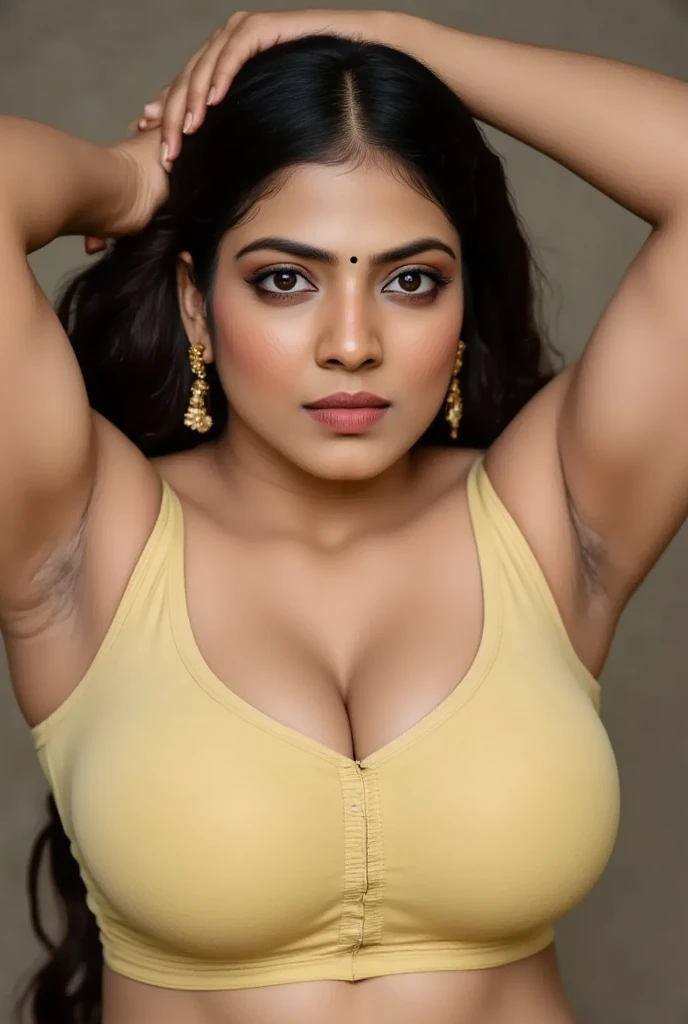 Face of PV Sindhu and Tapsee Pannu, perfect thick dusky Beauty, dynamic lighting, detailed hairy armpits, super hot cop, mascular Woman doing exercise, cinematic Lightning, Highest quality, (dramatic lighting:0.7), masterpiece, high angle shot, perky breast, big tight breast, RAW photo of (pale 45 year old military Special Force woman with short hair, mascular woman with heavy physique, looking up at the viewer), cute, Extremely sweat, (wearing sleeveless
square neck vest, thin cotton ), doing free hand excercise in a military camp in jungle, portrait, perfect face, alluring eyes, vivid detail, (highly detailed skin), freckles, sfw, (blue tint:0.6), (dirty:0.8), (bloody:0.7), key lighting, (backlighting:0.5), medium depth of field, photographed on a Canon 5D, 50mm lens, F/4 aperture, (hyperdetailed, intricate details), sharp focus, muted colors, 8k, absurdres, 8mm film grain, war photography, perfect eyes, detailed eyes,