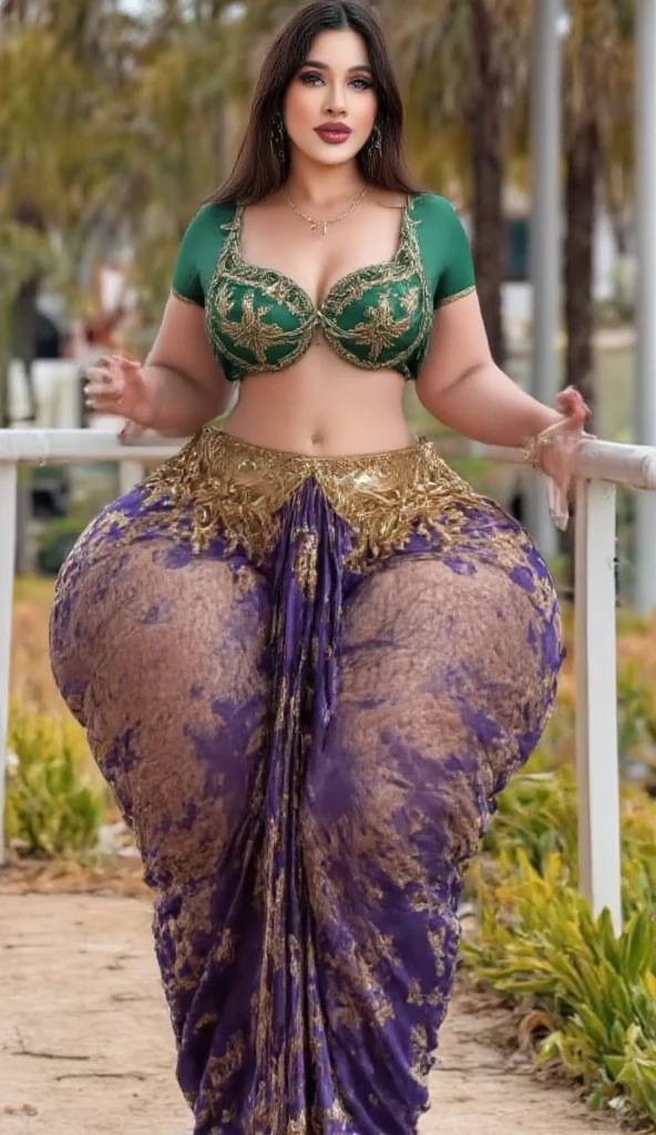 perfect face beautiful (arab:1.5) doctor in lace bra and saree wlop perfect full HDR body exposed midriff highleg (flat chest) curvy indian (armpits:1.4) bellydancer 8k chubby high res knees ankles , (plump:1.2) , cleavage (shiny skin:1.2) (full body shot:1.5) (high heels:1.5) lace bra thong (karbala:1.4) (outdoor:1.5) full body