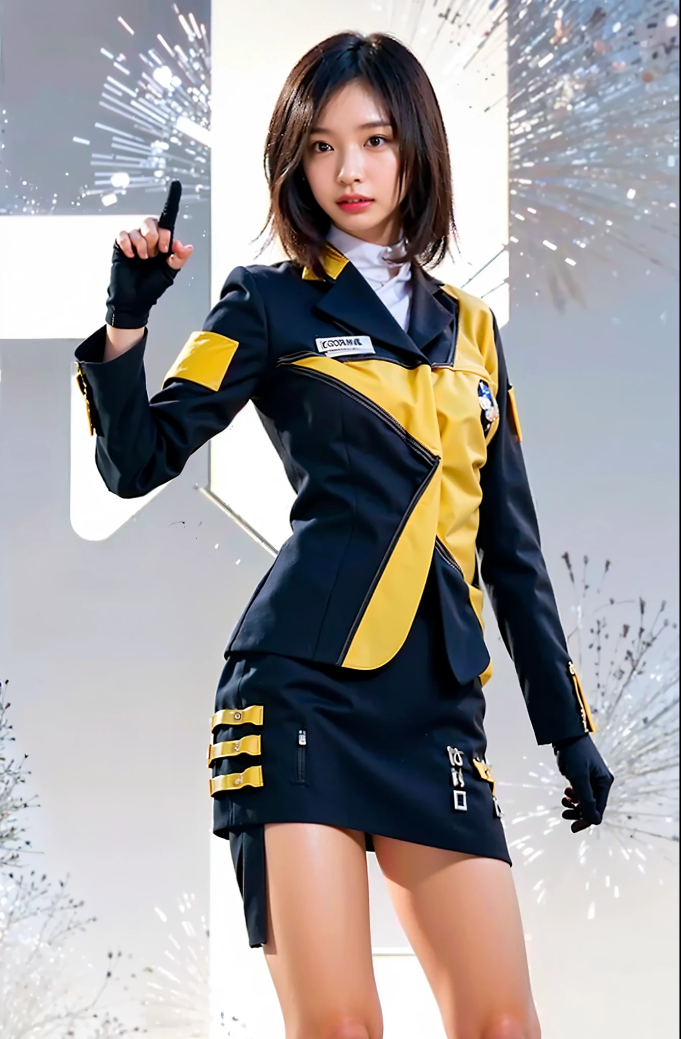 (Completely live action:1.37), (Amazingly realistic textures:1.37), (masterpiece, best quality:1.2), (8k uhd, 16k, 32k, ultra high res), amazingly realistic skin, amazingly realistic photo, superrealism, (photorealistic:1.37), (RAW photo), ultimately realistic, (ultimately realistic all details), (ultimately realistic all textures), super realistic lighting, super realistic shadow, (japanese girl:1.5), ((young face)), smiling, happy, super realistic face, ultimately realistic skin, ultimately realistic eyes, (amazing droopy eye makeup:1.35), ultimately realistic background, ultimately realistic detail up, kkw-ph1, ((amazing droopy eyes, cyberpunk-style cyborg girl, amazingly intricate details, Anatomically perfect hands, mechanical body, silver knight armor, ultra glossy texture, long canine tooth, red eyes))