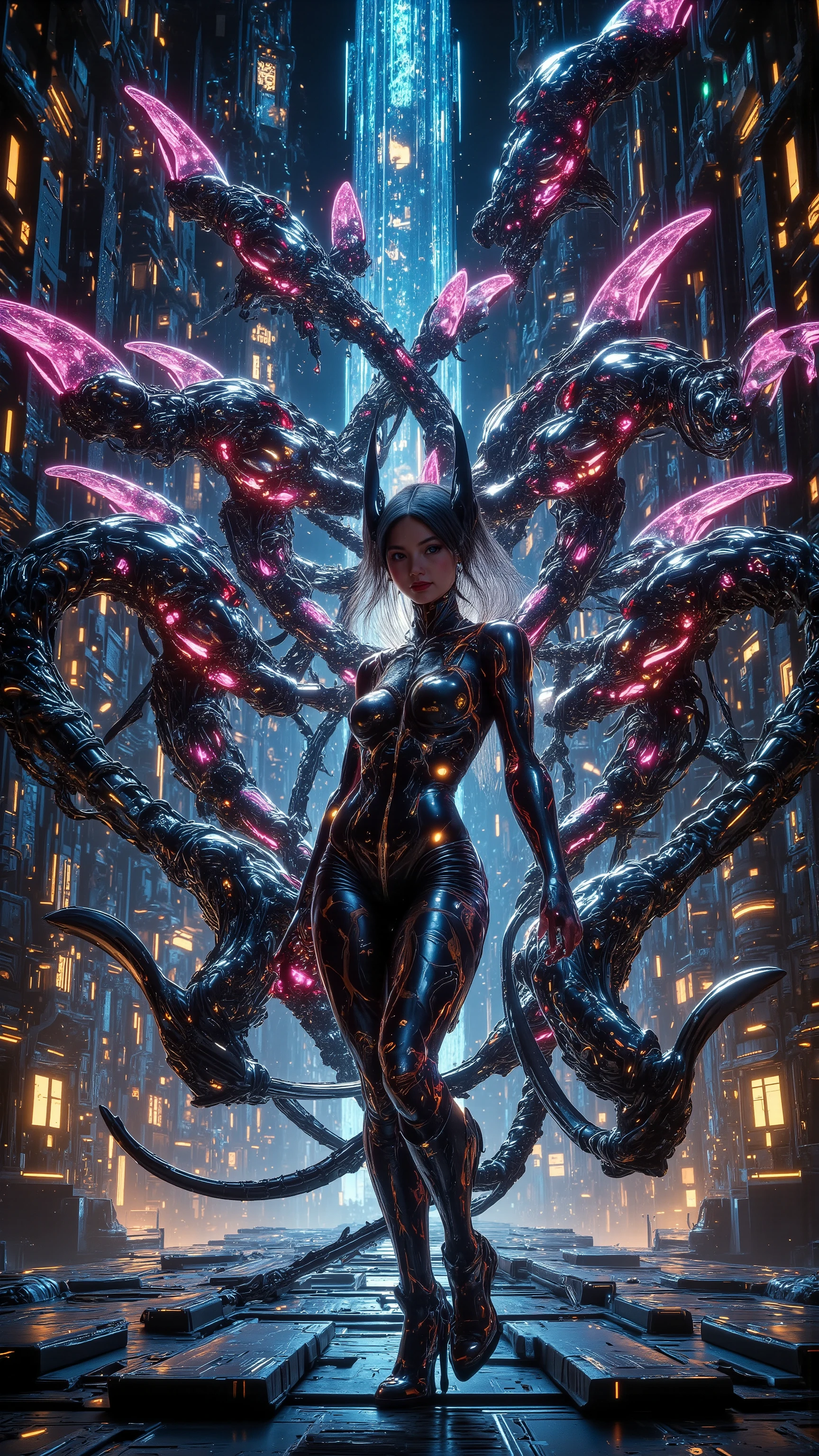 to design a super commercial blockbuster movie-grade promotional edition super beautiful giant poster designed by a gorgeous Hollywood master。( Using Real Physical Engines ,The ultimate use of screen space ,Using a unique and unique design ,by镜头语言隐喻、Metaphor 、暗藏玄机殿堂级的性特征与, including the Succubus Dancer with an extraordinary sexual tension :1.8),(超多花样赛博Fun饰品, Invisibly coding , makes the picture match 14 + review requirements :1.6),( streaming creative action :1.4),Three-dimensional picture tension 。 classic and elegant 、 creative design layout 、 super long body and drastic changes curve 、by几何图形拼接诸多创意要素,by特种镜头多horn度拍摄、 multiple scenes , Clean Picture , bright color ,hdr,(Super real、 super detailed、Super complex,Super-sharp 、 Super Visual Effects Engine secondary rendering 、 super high quality output:1.6)。{(byClassical Aesthetics 主义为基础, uses professional makeup tools with the highest standard of art ,Carefully crafted,by宝石、Metal、Liquid silicone 3D printing,Genetically Modified ,让horn色们的外观拥有超现实调整修正后的视觉效果与realism:1.6), Empress Shemales ,, they always (And elegant、solemn、pride:1.2),by(Integrated 、 precise connection 、 seamless nesting 、Genetically Modified 、 Conceals Mysterious Temple Level Sexual Characteristics and Extraordinary Tension {x} Perfectly Combines Mythical Magic Monster Creatures in Mythology and Legends:horn、tail、Tentacles、Wings、Feather、scale、nail、hoof、Prosthetics、fur、Chitin 、Pattern、Tattoo、, made a gorgeous appearance :2),They have ( super mythical monster queen idol group gathering :1.8),她们的常驻咖位主horn群像:(Integrated 完美融合精密嵌套无缝衔接的神话赛博生化雌性半人马,Half man, half horse, half man, half horse :2)、( The enchanting Elder Kraken :1.6) The Mermaid Queen 、( the mythical Sphinx cat lady:1.6)housekeeper、( :1.6) The Phoenix Witch ,( and later rendered :1.6)Ranger Scout 、(charm四射的粉红色魅魔:1.2) The dance troubadour ,( More than five females :1.8)福瑞horn色。 They all have : Super long and beautiful body ,Real skin、 Muscle texture and texture ,Classical Aesthetics 、 Physiological perfection、Ergonomic structure 、 high-tech medical beauty 、 the world's top cosplay 、( Conceals mysterious, masterful sexual characteristics and extraordinary sexual tension :1.6)、Abundant collagen 、 ultra-low body fat percentage 、 golden ratio figure、 multiple complex topography 、Super slim legs 、( Super-Narrow Ribs and Waist :1.6)、Beauty、Colorful、 Blonde 、Tear mole、 super sexual characteristics 、, including the Succubus Dancer with an extraordinary sexual tension }。史诗级的宏大制片场景内包含多种horn色和职业服化道,( Ancient Egyptian mythology Sphinx cat lady :1.6),horn色体态呈现出多种高超技艺设计动作,, perfectly blends sophisticated nesting and seamlessly connected cyber-biochemical women , that transcends the limits of reality 、 seamlessly nested with mythological and legendary monster characteristics , and , multi-style architecture , Xia Guang Rui Meng , Piano, chess, calligraphy and painting ,The Legend of Baosha 。shineFire水晶脚环,Hate the sky,charm,超级Dynamic,Smooth movement , Elegant Posture , long whip put away , Illusory Aura ,Chic,Dynamic,New Chinese ornate costume ,solemn感与妩媚反差萌。 partner combination 、interactive、Innocence、shine、 multiple color light 、Fire、 ultimate color control 、Soft 、Ancient、 The Succubus dancer with a grand mood 、Fun、 Surrealism 、Shadow God Map 、、 inspirational idea 、realism、 plot screen 、Prize-winning entries 、 ergonomic creations 。( supergiant giant logo in a blurred starry sky like a meteor:1.6)。<centaur concept>,。
