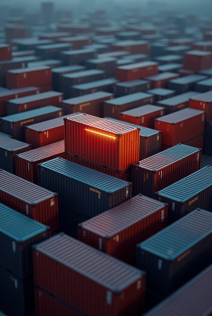 I need him to be seen from above, Standing out from other containers