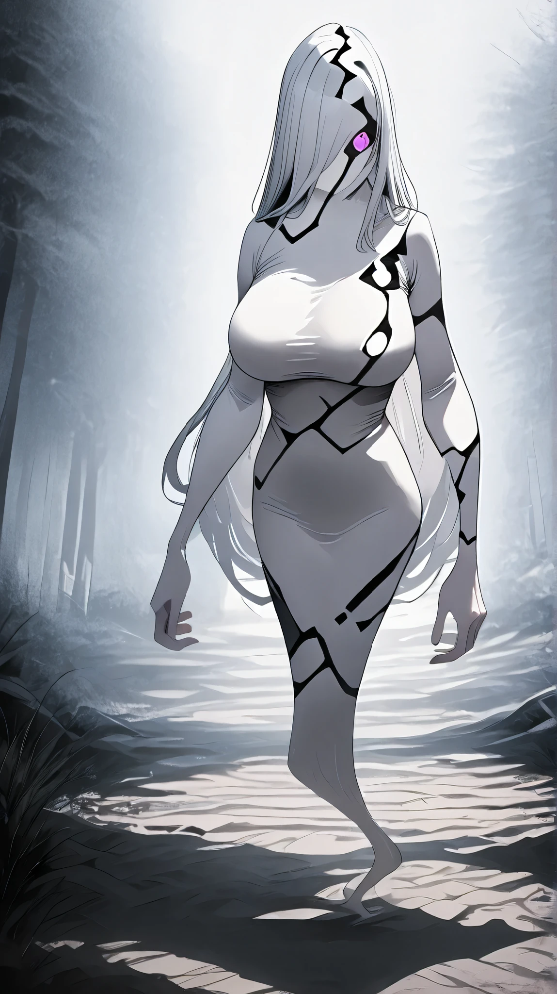  Ghost Waifu,  big bust 