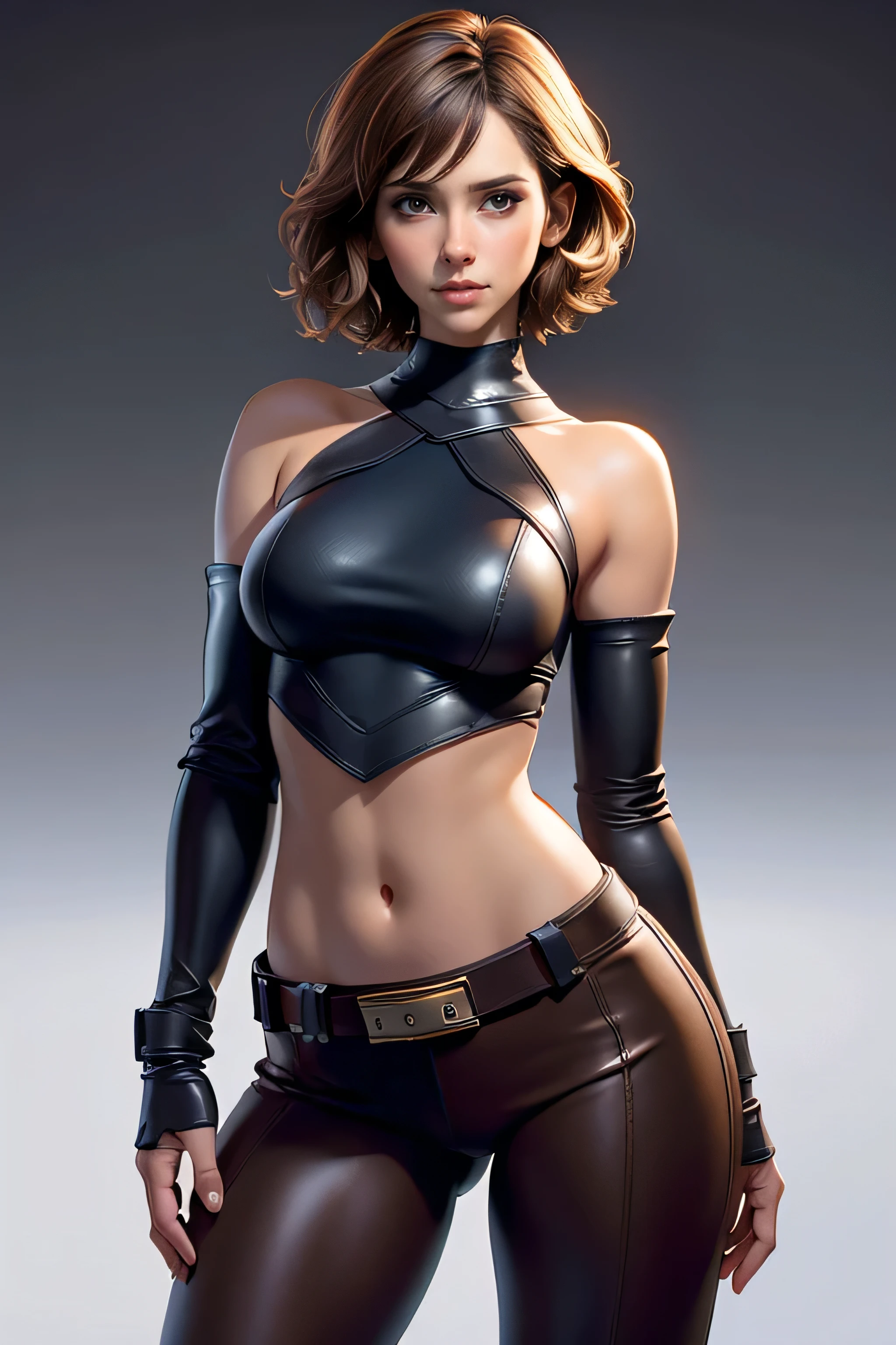 obra prima, melhor qualidade, ((one woman only,)) ((morgan ortagus, short bob hair, glamor makeup,)) head back, ((sexy sultry look, open mouth smile, dimples,)) wearing shiny yellow pvc biker jacket, ((jacket is unzipped and wide open, small breasts, nip slip,)) jacket has padded puff shoulders, shiny leather gloves, ((brown distressed leather skinny pants,)) body is skinny, shiny tight ass, ((leaning back on couch cushion, mashing breasts, sexy fondling, kissing breasts,)) (camera view of whole body,) looking up at me, shallow depth of field, highres, HD, 8k, anatomically correct