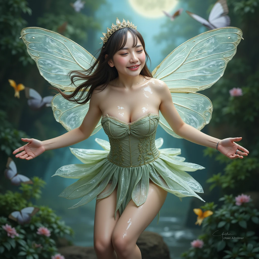 (((NSFW)))、(((SFW))),masutepiece, Best Quality, 8K, (((A young 8 year old girl who is short and very beautiful naked and very cute in the fountain square in the forest))) , Ponytail with bangs,Raw photo, absurderes, award winning portrait, Light in the forest, Light smile:1.3, Solo, Idol face, violaceaess, gardeniass, Delicate girl, (fullnude), beautiful nipple,full body Esbian, Digital SLR, Very looking at the camera, very short fuselage、fulcolor, Sophisticated, zora々Right, Thin arms,legs are thin,too thin waist, Professional Lighting, Film grain, chromatic abberation, (Eyes and faces with detailed:1.0),(((Very short and nsfw))),(((Naked very cute young smiling child fairy in the forest)))Beautiful camel toe girl in miniskirt nsfw lens flare effect,Expressive eyes and face,Vibrant colors,Sharp Focus,Realistic details,Masterpiece Quality,High resolution vivid illustrations,hdr effect,Ultra-detailed features.