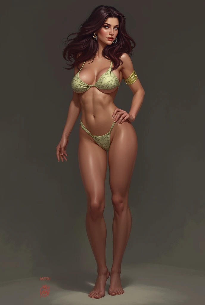 A MATURE WOMAN, HUGE FAKE , (BEAUTIFUL FACE), (RGB), (PURPLE BRA), (HIGH HEELS), (PERFECT BODY:1.2), (LONG LEG), (FULL BODY:1.3), FRONT, (STANDING:1), SEXY BODY, EXPOSE MUSCLE ABS, UHD, 8K, 1080P.