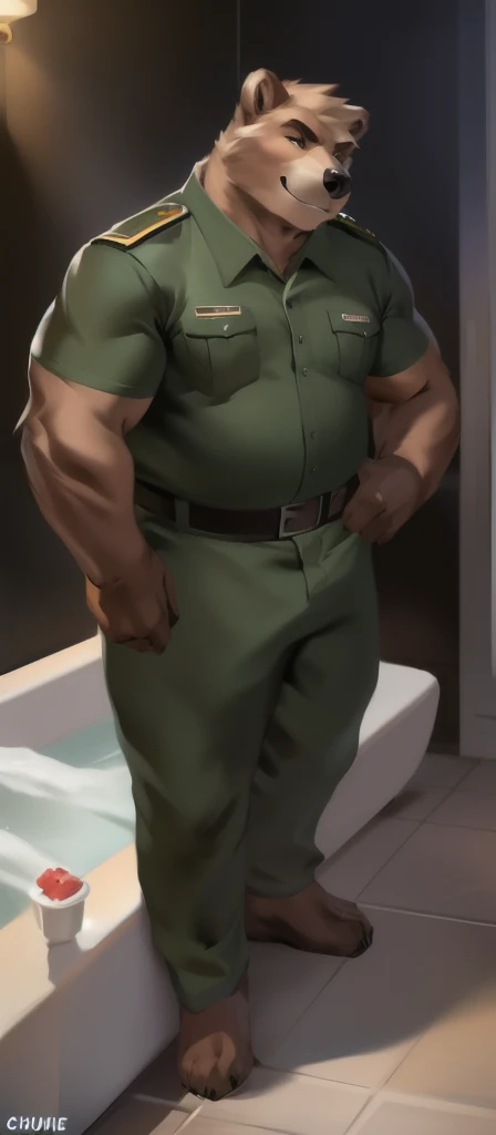 semi medium penis flaccid foreskin, jet black tyrannosaurus (dino crisis dino stalker), men's thong down, a men's public bathroom, urinals, toilets, scars, veins, muscular, men's military pants fall unbuttoned, (soft shading), 4k, (pose:1.3) , testicles, only, male, (Dark shadows, Wide Dynamic Range, HDR, low light:1.2), Detailed background, shirtless, ((.RAW, Photo Realistic, Natural Lighting, NSFW, Extreme Details), ass, high detail, CHARACTER, (pose), teeth, (semi medium tongue) out, peeing, realistic anime, (anatomically correct:1.1), ((symmetrical)), ((masterpiece)), ((best quality)), (hi res), very high resolution, very high quality, ((perfect anatomy)), bodybuilder, male_nipples, feets, (extremely detailed), big pecs:1.56), ,