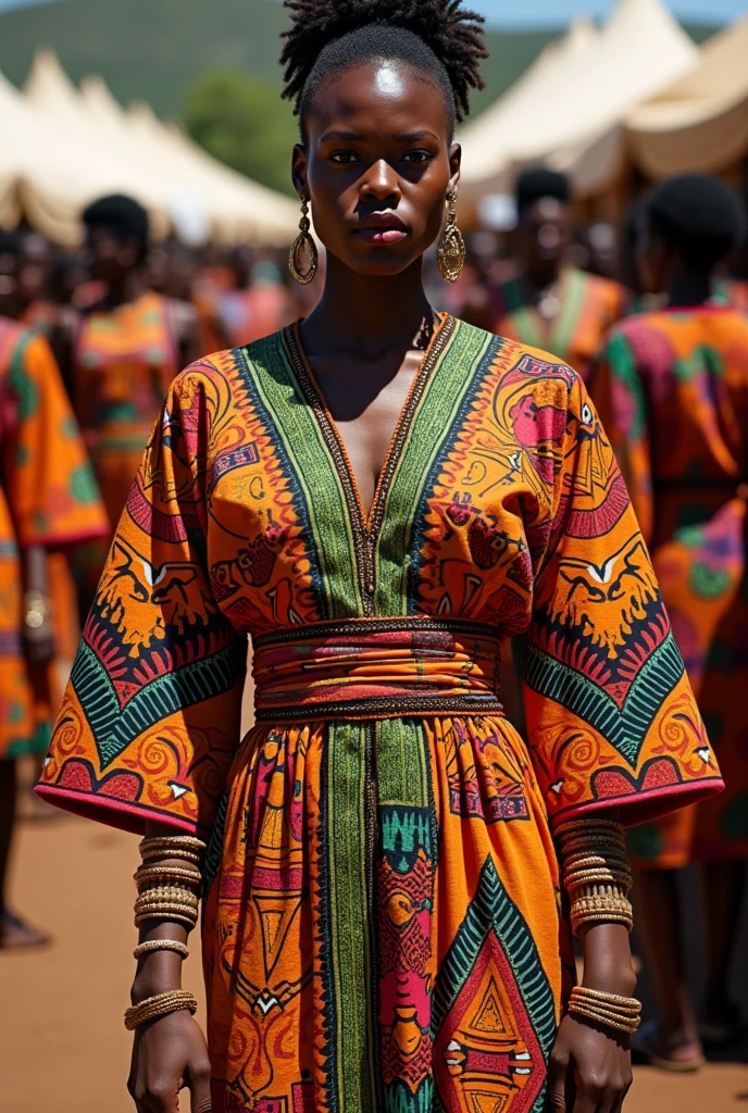 photo tres realiste ,8k utra ,fille noire ,africaine,dans un magasin