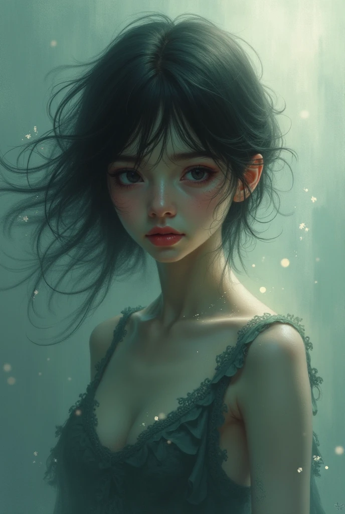 by by Atey Ghailan, (masterpiece, best quality, perfect composition, very aesthetic, absurdres, ultra-detailed, intricate details, Professional, official art, Representative work:1.3)