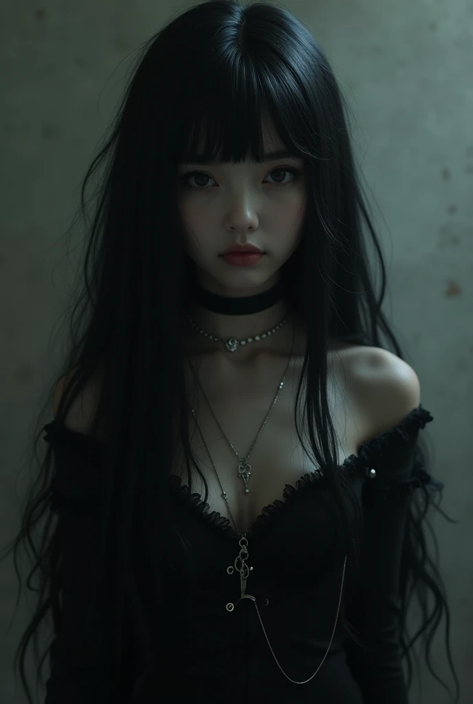 Tears of blood flow from the eyes、cadaver、Covered in blood、Blood splatter、Dark shades、Red tint、squint、Stranger、See others、Ahegao , Stupid,Sexual Ecstasy,Drunk Eyes,Blunt bangs, Black Hair, (Beautiful, detailed eyes: 1.2), (Detailed Background,Dark fantasy), (Beautifully detailed face), High Contrast, (Best lighting, Very delicate and beautiful), ((Cinematic Light)), colorful, Hyper Detail, Dramatic Light,